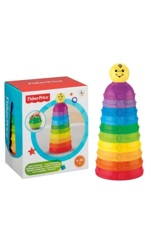 W4472 Fisher-price® Numaralı Kaplar / Sıralama Ve Şekil Ayırma Oyuncakları