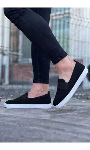 Wagoon WG061 Siyah Triko Babet Erkek Casual Ayakkabı