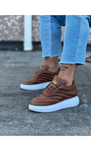 Wagoon WG094 Taba Cilt Erkek Casual Ayakkabı