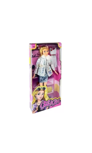 Wg-66770 Parlak Elbiseli Ceketli Bebek 29 Cm -vardem