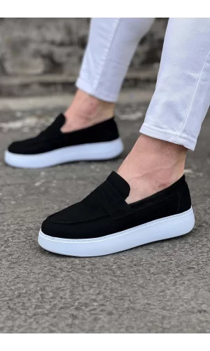 WG161 Siyah Süet Erkek Casual Ayakkabı