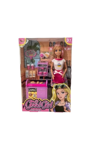 Wg66748 Vardem Kutulu   Kafe İşleten Bebek Set 11,5 İnç