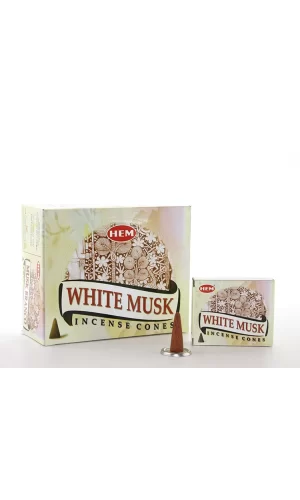 White Musk Aromalı Konik Tütsü