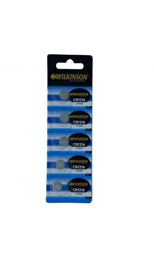 Wılkınson 1216 3v Lityum Düğme Pil 5li Paket