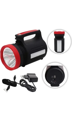 Wıson Ws-3580 Uzun Menzilli Led El Feneri 28saat Çalışma Süresi 10watt