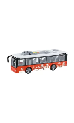 Wy911a-b Sesli Ve Işıklı Elektrikli Otobüs Troleybüs 1:16 -vardem