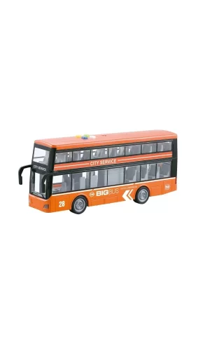 Wy912a-b Sesli Ve Işıklı Çift Katlı Otobüs 1:16 -vardem