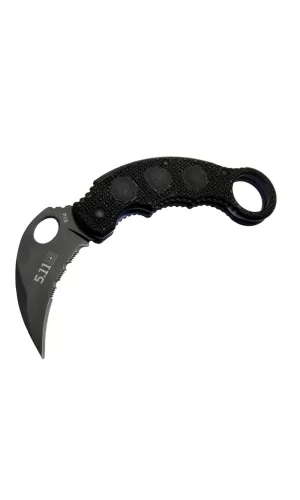 X14 5.11 Siyah Karambit Koleksiyon Çakı 16 Cm - Plastik Sap