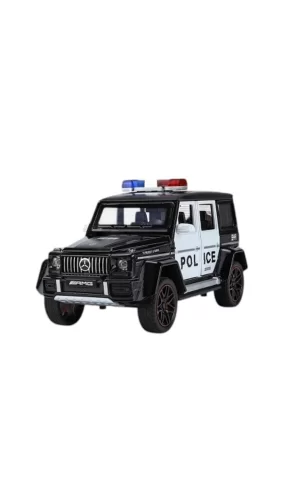 Xhd-b2433 -vardem  Çek Bırak Işıklı Ve Sesli G Polis Metal Jeep 1:24
