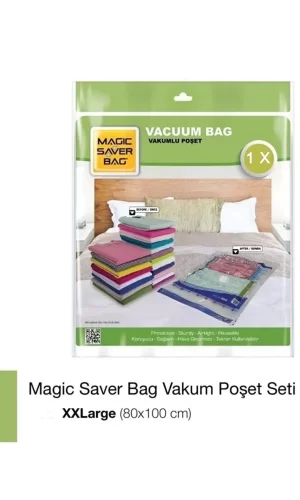 Xxl Boy (80 Cm X 100 Cm) Vakumlu Poşet - Vakumlu Hurç - Vakumlu Torba