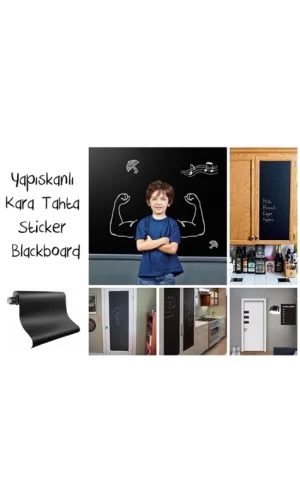 Yapışkanlı Kara Tahta-yazı Tahtası Sticker