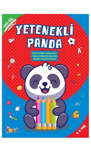 Yaz-Sil Kitapları Yetenekli Panda