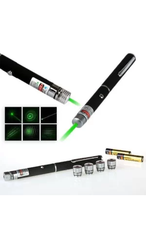 Yeşil Lazer Pointer 5000 Mw 15 Km Etkili (tek Başlık 5 Model)