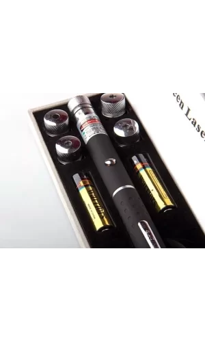Yeşil Lazer Pointer 8000 Mw  5 Başlıklı