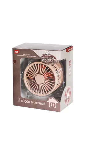 Yh129-8h Pilli Işıklı Sesli Vantilatör