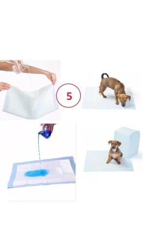 Yıkanabilir Köpek Çiş Pedi - 90 X 60 Cm 5li Paket