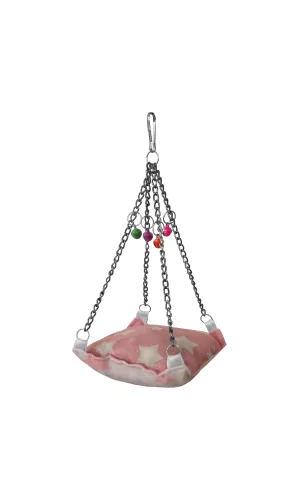 Yıldız Desenli Minder Ve Çanlı Kuş Hamağı 9*9-18 cm