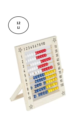 Yıldızlar Abaküs Ahşap 12li