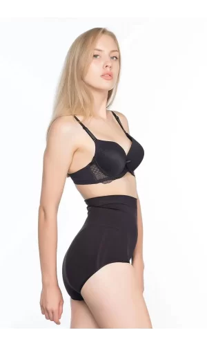 Yüksek Bel Kadın Slip Korse 13003 - Siyah