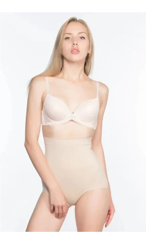 Yüksek Bel Kadın Slip Korse 13003 - Ten