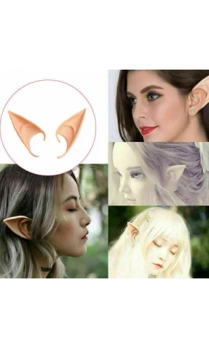 Yumuşak Malzemeden İmal Lateks Elf Kulağı 1 Çift