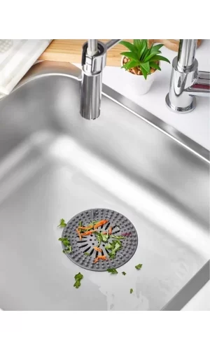 Yuvarlak  Süzgeçli Silikon Mutfak  Lavabo Ve Küvet Süzgeci Gider Süzgeci