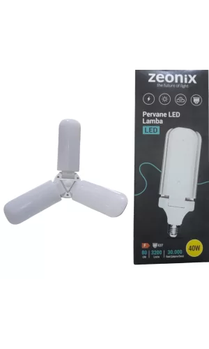 Zeonix 40w 3 Kanatlı Pervane Ampul