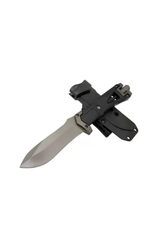 Zero Error Tactical 7 40 Siyah Outdoor Bıçak 27cm - Siyah Sap, Magnezyum Çubuklu, Kılıflı
