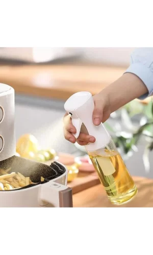 Zeytinyağı Limon Cam Sprey Şişesi Cam Yağ Püskürtücü Yağdanlık Airfryer Tasarruf 200 ml