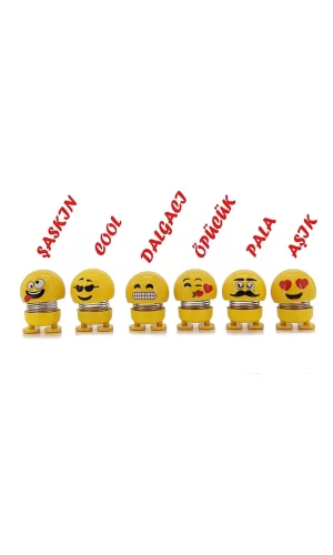 Zıp Zıp Kafalar Sevimli Kafa Sallayan Emojiler Çılgın Kafalar