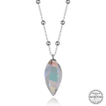 Luz&Pos Crystal Taşlı Top Zincir Gümüş Kadın Kolye