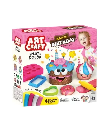 03683 Art Craft Doğum Günü Hamur Set 200 Gr