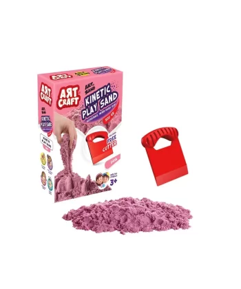 03688 Aksesuarlı Pembe Kinetik Oyun Kumu 500 Gr