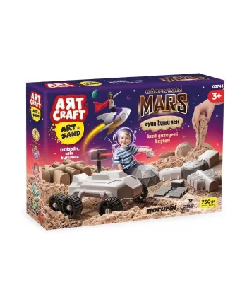 03743 Artcraft Görevimiz Mars Oyun Kum Set 750 Gr