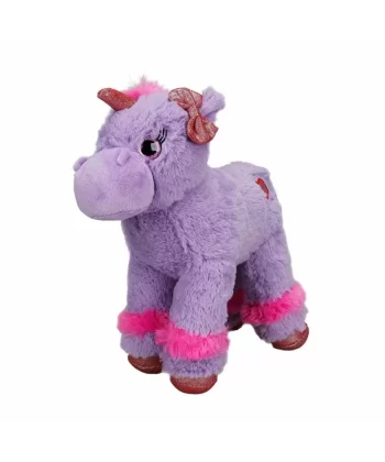 1511 Unicorn Renkli Peluş At 28 Cm