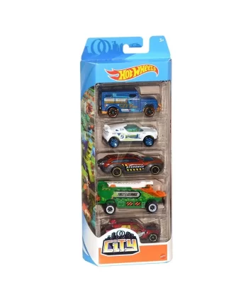 1806 Kmp - Hot Wheels Beşli Araba Seti