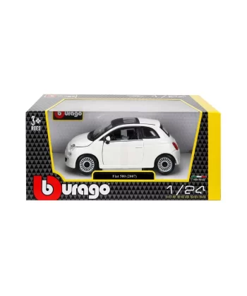 22106 Burago 1:24 Fiat 500 2007 Model Araba