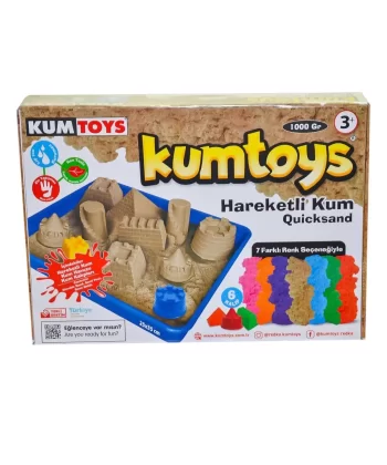 5329 Kumtoys, Hareketli Kum Seti 1000 Gr / +3 Yaş