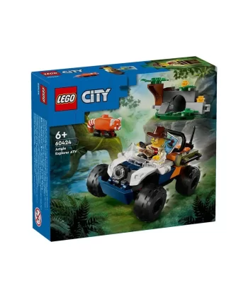 60424 Lego City Orman Kaşifinin Atvli Kırmızı Panda Görevi 92 Parça +6 Yaş