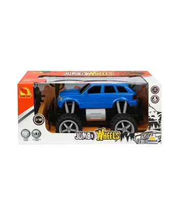 80012 1:18 Uzaktan Kumandalı Jumbo Wheels Usb Şarjlı Araba