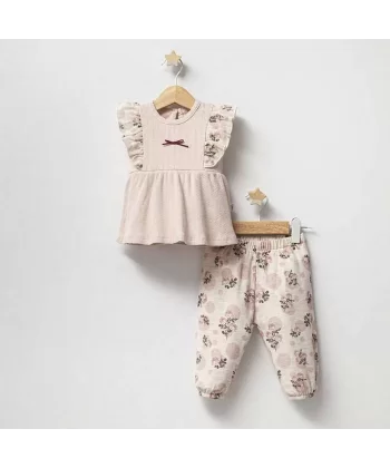 Baby Vintage Rose 2li Takım  Pudra