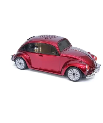 Beetle Araba Görünümlü Taşınabilir  Bluetooth Hoparlör Ve Radyo Speaker