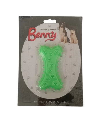 Benny Köpek Oyuncağı Kemik 5.5 x 10 cm Yeşil