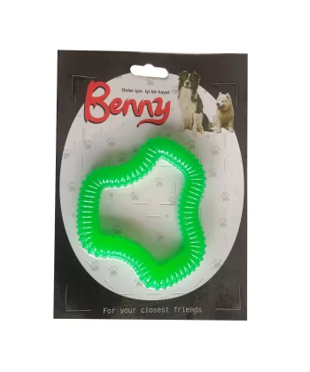 Benny Köpek Oyuncağı Sert 11 x 10 cm Yeşil