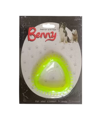 Benny Köpek Oyuncağı Üçgen 8 x 8.5 cm Sarı