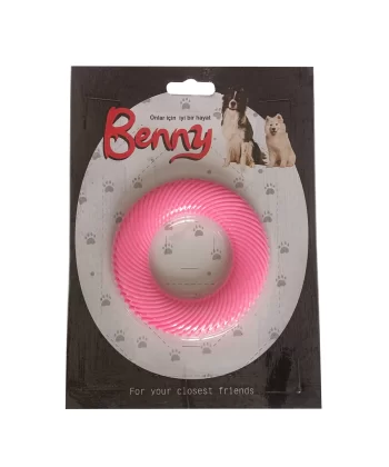 Benny Köpek Oyuncağı Yuvarlak 9,5 cm Pembe