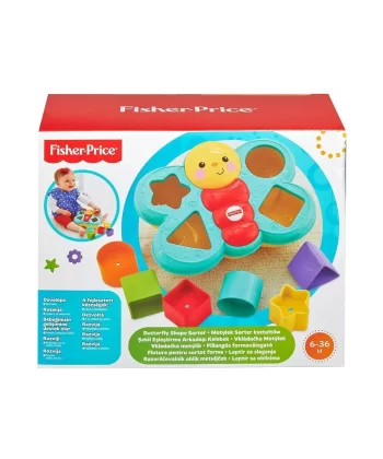 Cdc22 Fisher-price® Şekil Eşleştirme Arkadaşı Kelebek / Sıralama Ve Şekil Ayırma Oyuncakları