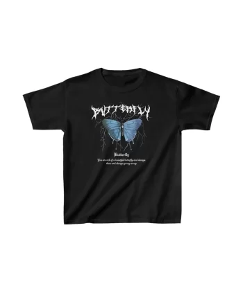 Çocuk Kız Baskılı T-Shirt - Siyah