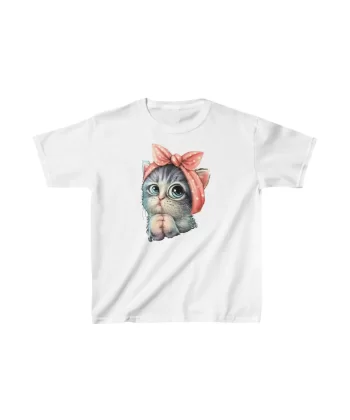 Çocuk Unisex Baskılı T-Shirt - Beyaz