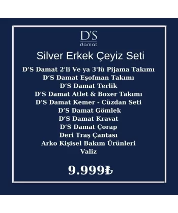 DS Damat 20 Parça Erkek Silver Çeyiz Paketi